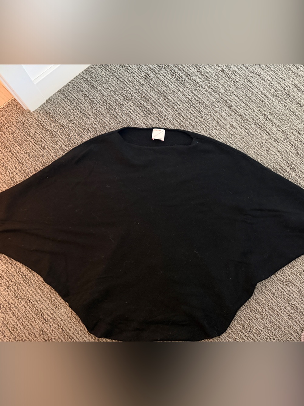 Kerisma Black Knit Dolman Sleeve Top